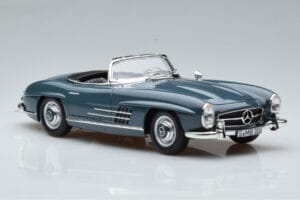 Mercedes 300 SL W198 Roadster Sinine Norev 1:18 B66040668 Metall - pilt 7/9