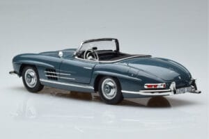 Mercedes 300 SL W198 Roadster Sinine Norev 1:18 B66040668 Metall - pilt 8/9