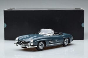 Mercedes 300 SL W198 Roadster Sinine Norev 1:18 B66040668 Metall - pilt 9/9