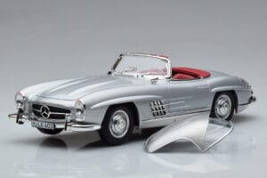 Mercedes 300 SL W198 Roadster Norev 1:18 183890 Metall - pilt 3/10