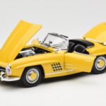 Mercedes 300 SL W198 Roadster Kollane Norev 1:18 - image 2 of 8