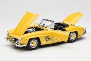 Mercedes 300 SL W198 Roadster Kollane Norev 1:18 B66040669 Metall - pilt 2/8