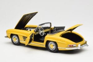 Mercedes 300 SL W198 Roadster Kollane Norev 1:18 B66040669 Metall - pilt 5/8
