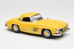 Mercedes 300 SL W198 Roadster Kollane Norev 1:18 B66040669 Metall - pilt 6/8
