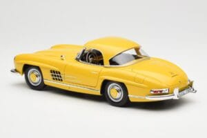 Mercedes 300 SL W198 Roadster Kollane Norev 1:18 B66040669 Metall - pilt 7/8