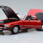 Mercedes 450 SL R107 US Versioon Punane Norev 1:18 - image 2 of 8
