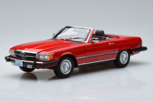 Mercedes 450 SL R107 US Versioon Punane Norev 1:18