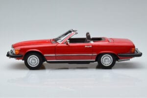 Mercedes 450 SL R107 US Versioon Punane Norev 1:18 183729 Metall - pilt 5/8