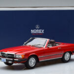 Mercedes 450 SL R107 US Versioon Punane Norev 1:18 - image 8 of 8