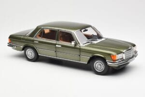 Mercedes 450SEL 6.9 W116 Roheline Metallik Norev 1:18 183455 Metall - pilt 6/8