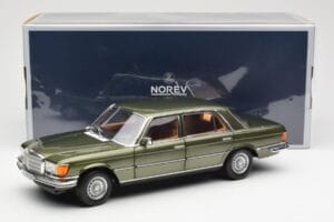 Mercedes 450SEL 6.9 W116 Roheline Metallik Norev 1:18 183455 Metall - pilt 8/8