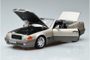 Mercedes 500 SL R129 Smoke Hõbedane Norev 1:18 183719 Metall - pilt 2/7