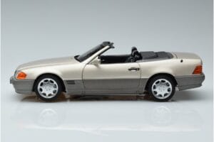 Mercedes 500 SL R129 Smoke Hõbedane Norev 1:18 183719 Metall - pilt 4/7