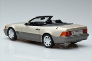 Mercedes 500 SL R129 Smoke Hõbedane Norev 1:18 183719 Metall - pilt 6/7