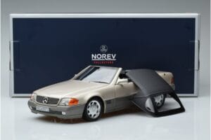 Mercedes 500 SL R129 Smoke Hõbedane Norev 1:18 183719 Metall - pilt 7/7