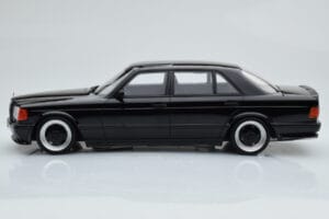 Mercedes 560 SEL AMG W126 Obsidian Must Otto 1:18 OT297 Vaik - pilt 3/6