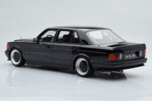 Mercedes 560 SEL AMG W126 Obsidian Must Otto 1:18 OT297 Vaik - pilt 5/6