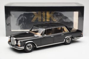 Mercedes 600 SWB W100 Must KK-Scale 1:18 180601 Metall - pilt 6/6