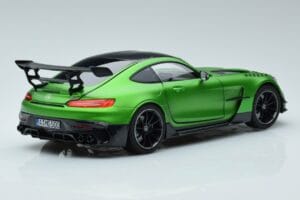 Mercedes AMG GT C190 Black Series Roheline Hell Magno Piiratud Väljaanne Norev 1:18 183903 Metall - pilt 3/7