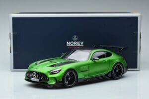 Mercedes AMG GT C190 Black Series Roheline Hell Magno Piiratud Väljaanne Norev 1:18 183903 Metall - pilt 7/7