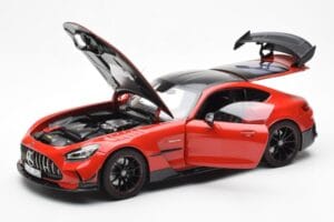 Mercedes AMG GT Black Series Punane Asia Exclusive Norev 1:18 183906 Metall - pilt 2/8
