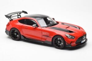 Mercedes AMG GT Black Series Punane Asia Exclusive Norev 1:18 183906 Metall - pilt 6/8