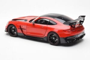 Mercedes AMG GT Black Series Punane Asia Exclusive Norev 1:18 183906 Metall - pilt 7/8