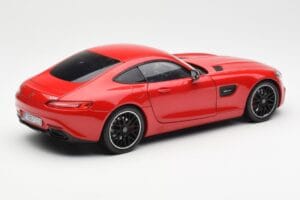 Mercedes AMG GT C190 Punane Norev 1:18 183496 Metall - pilt 3/8