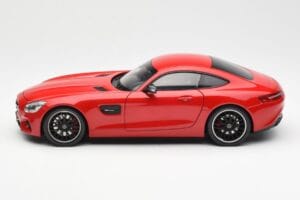 Mercedes AMG GT C190 Punane Norev 1:18 183496 Metall - pilt 4/8