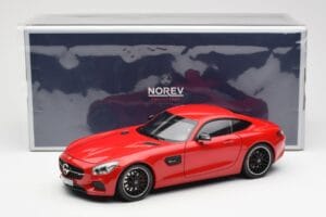 Mercedes AMG GT C190 Punane Norev 1:18 183496 Metall - pilt 8/8