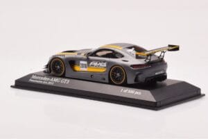 Mercedes AMG GT3 Presentation IAA 2015 Minichamps 1:43 437163096 Metall - pilt 3/4
