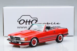 Mercedes AMG SL500 R107 Punane Otto 1:18 OT962 Vaik - pilt 6/6