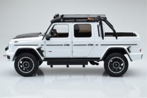 Mercedes Brabus G800 W464 Adventure XLP Polar Valge Almost Real 1:18 860524 Metall - pilt 4/8