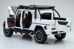 Mercedes Brabus G800 W464 Adventure XLP Polar Valge Almost Real 1:18 860524 Metall - pilt 5/8