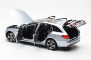 Mercedes C-Class W205 T-Model Hõbedane Asia Exclusive Norev 1:18 183865 Metall - pilt 5/8