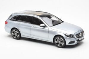 Mercedes C-Class W205 T-Model Hõbedane Asia Exclusive Norev 1:18 183865 Metall - pilt 6/8
