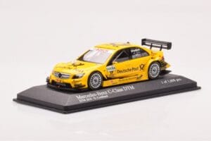 Mercedes C-Class W204 DTM Deutsche Post AMG Mercedes #17 D. Coulthard DTM 2010 Minichamps 1:43 400103817 Metall - pilt 2/4