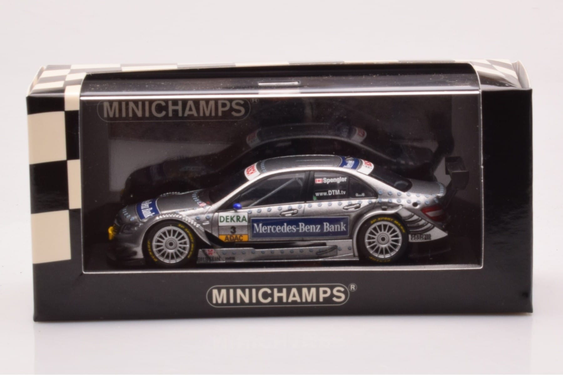 Mercedes C-Class W204 DTM Team AMG Mercedes #3 B. Spengler DTM 2008 Minichamps 1:43 400083803 Metall - pilt 4/4