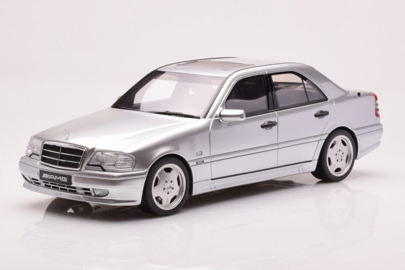 Mercedes C36 AMG W202 Hõbedane Otto 1:18