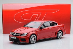 Mercedes C63 AMG W204 Black Series Punane GT Spirit 1:18 GT065 Vaik - pilt 6/6