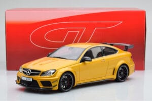 Mercedes C63 AMG W204 Black Series Kuldne GT Spirit 1:18 GT034 Vaik - pilt 6/6