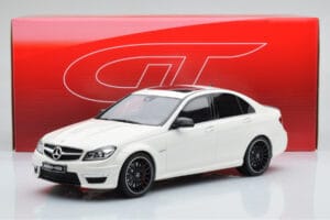 Mercedes C63 AMG W204 Valge GT Spirit 1:18 GT166 Vaik - pilt 6/6