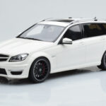 Mercedes C63 AMG S204 T-Model Valge GT Spirit 1:18