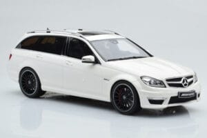 Mercedes C63 AMG S204 T-Model Valge GT Spirit 1:18 GT147 Vaik - pilt 4/8
