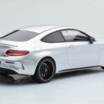 Mercedes C63S AMG C205 Coupe Hõbedane GT Spirit 1:18 - image 2 of 6