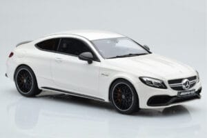 Mercedes C63S AMG C205 Coupe Valge GT Spirit 1:18 B66965707 Vaik - pilt 4/6