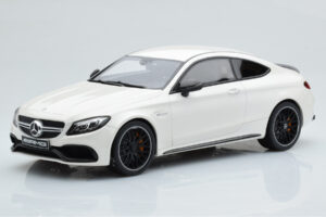 Mercedes C63S AMG C205 Coupe Valge GT Spirit 1:18