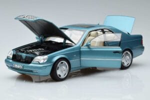 Mercedes CL600 C140 Sinine Metallic Norev 1:18 183448 Metall - pilt 2/7