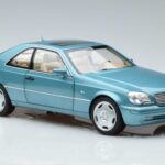 Mercedes CL600 C140 Sinine Metallic Norev 1:18 183448 Metall - image 5 of 7