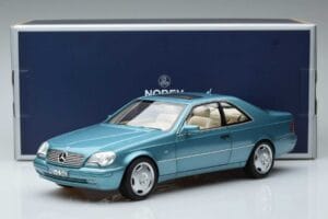 Mercedes CL600 C140 Sinine Metallic Norev 1:18 183448 Metall - pilt 7/7